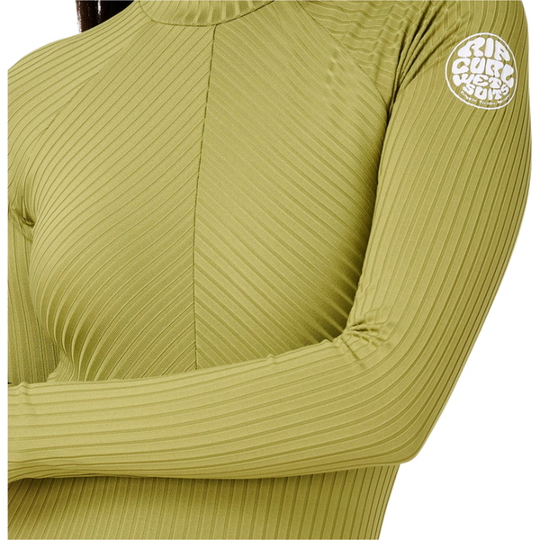2026 Rip Curl Womens Premium Surf Long Sleeve Surf Suit 15CWRV - Green Olive